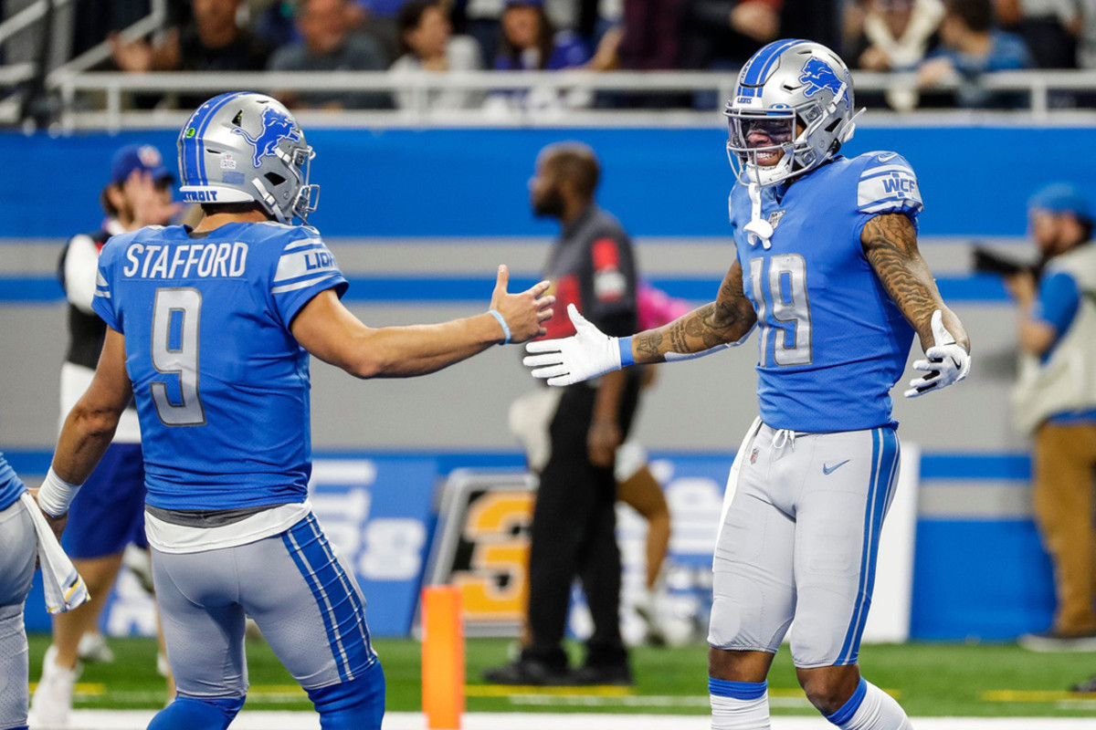 Matthew Stafford and Kenny Golladay